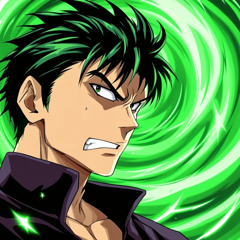 Scenic Bachira avatar with horizon tension and football anime atmosphere