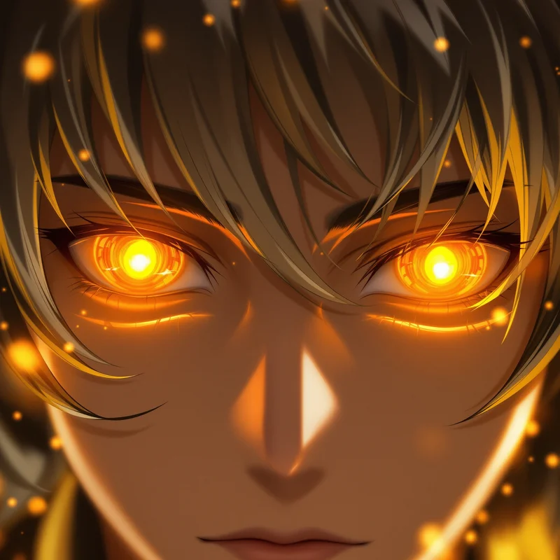 Bachira golden eyes avatar.
