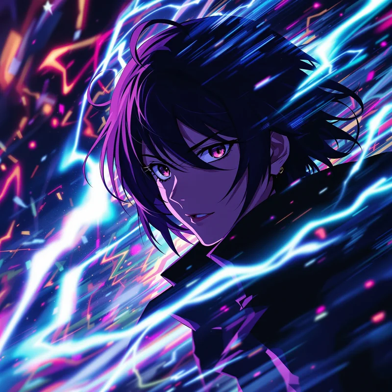 anime Bachira PFP avatar with instinct energy capturing bachira ignoring limits completely