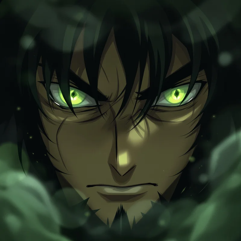Bachira monster shadow eyes avatar.