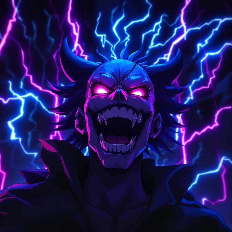 Bachira digital identity icon with expressive anime style capturing bachira moving like the game belongs to him