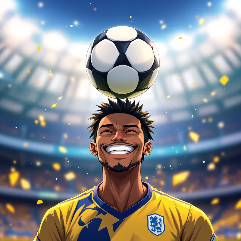 Bachira soccer ball avatar.