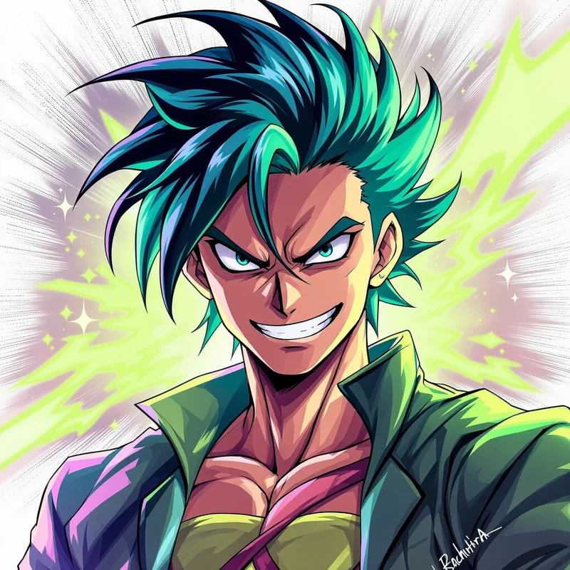 Observer-style Bachira avatar with focused gaze and football instinct energy