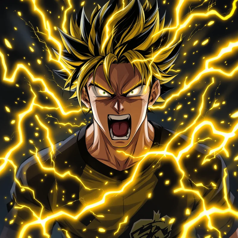 Bachira yellow lightning avatar.