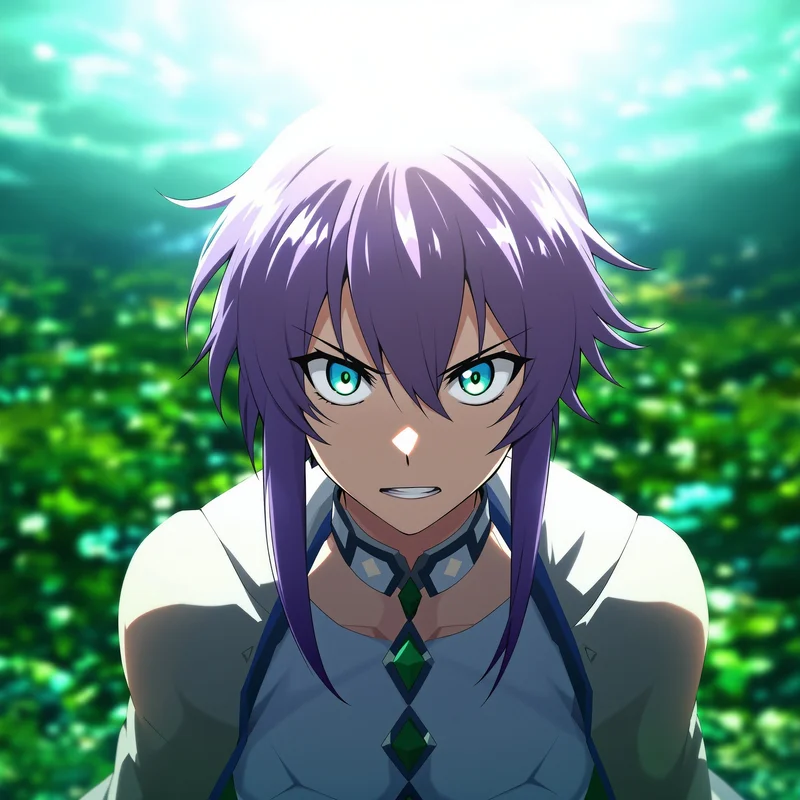 Bachira digital identity icon with expressive anime style capturing eyes that already decided the next move