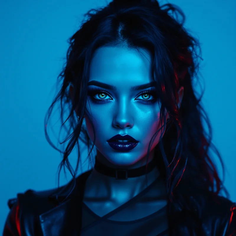 attitude portrait PFP with strong contrast for social media avatar