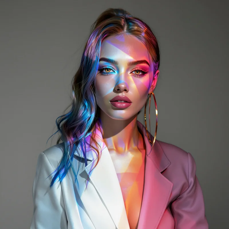 confident profile picture with strong contrast for social media avatar