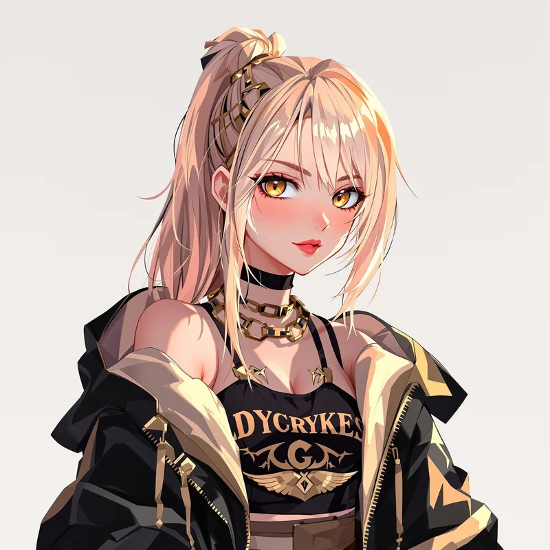 baddie style avatar with glossy makeup for social media avatar