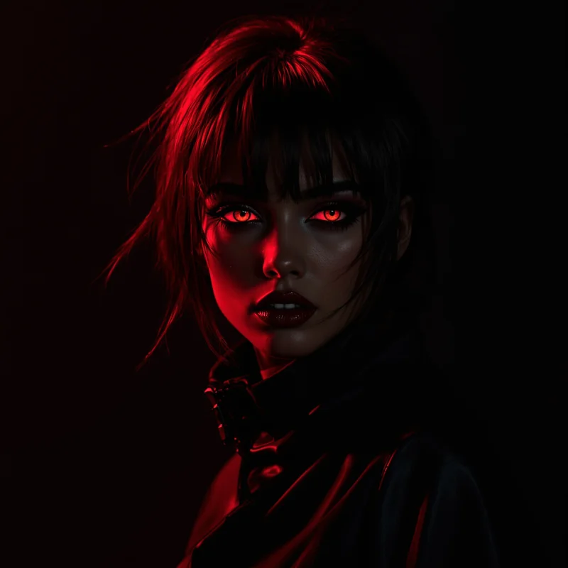confident profile picture with dark aesthetic for digital identity