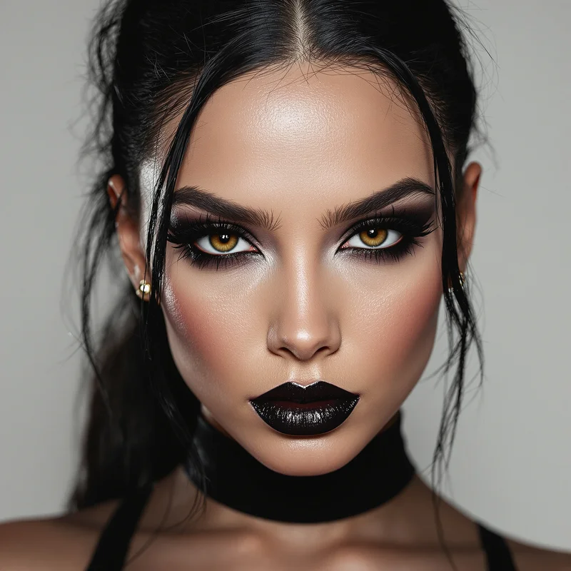 baddie avatar image with strong contrast for profile picture use