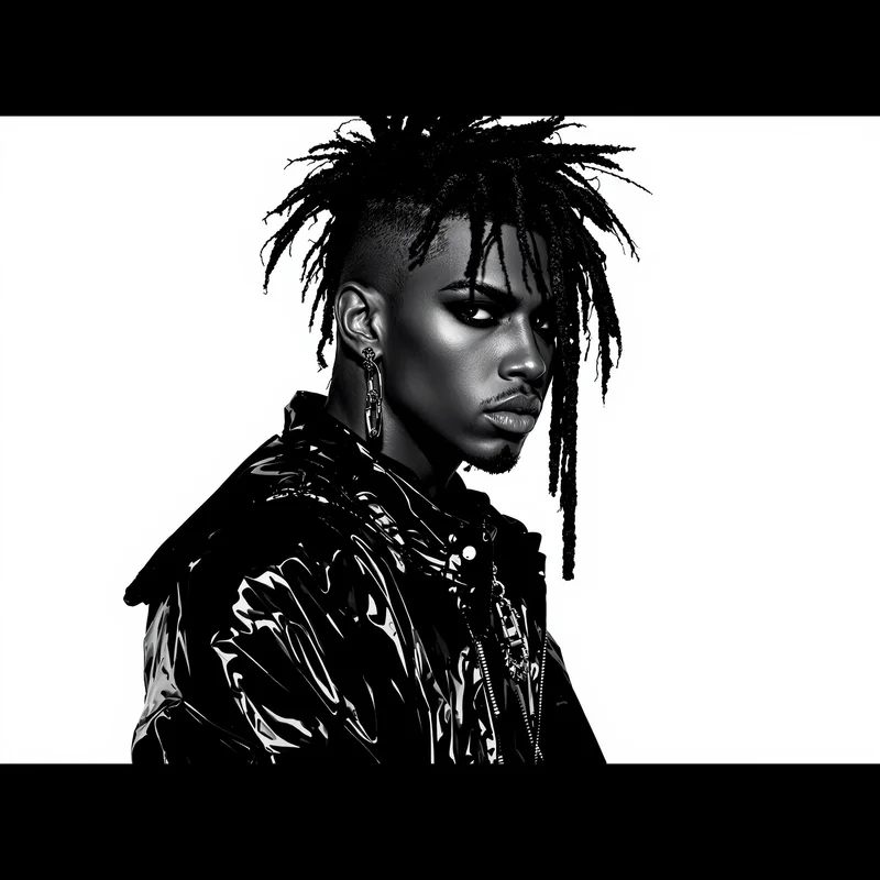 baddie avatar image with glossy makeup for social media avatar