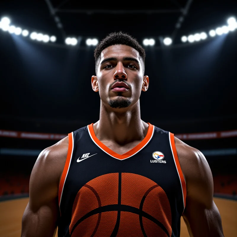 Basketball avatar profile image with focus