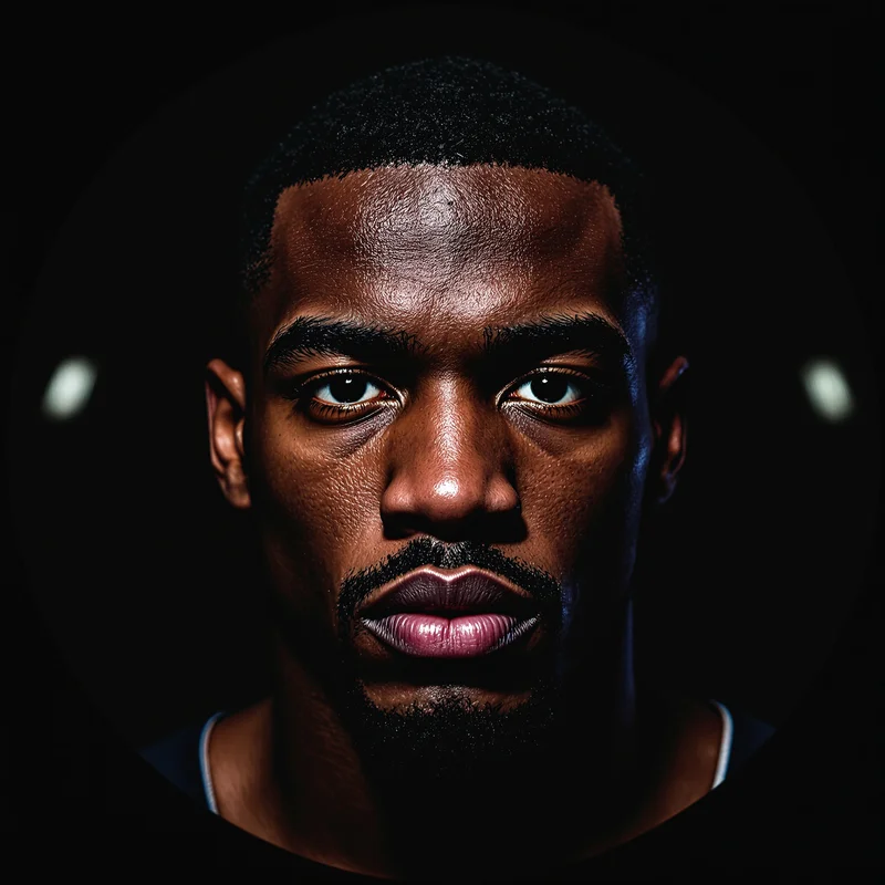 Basketball avatar profile image with focus