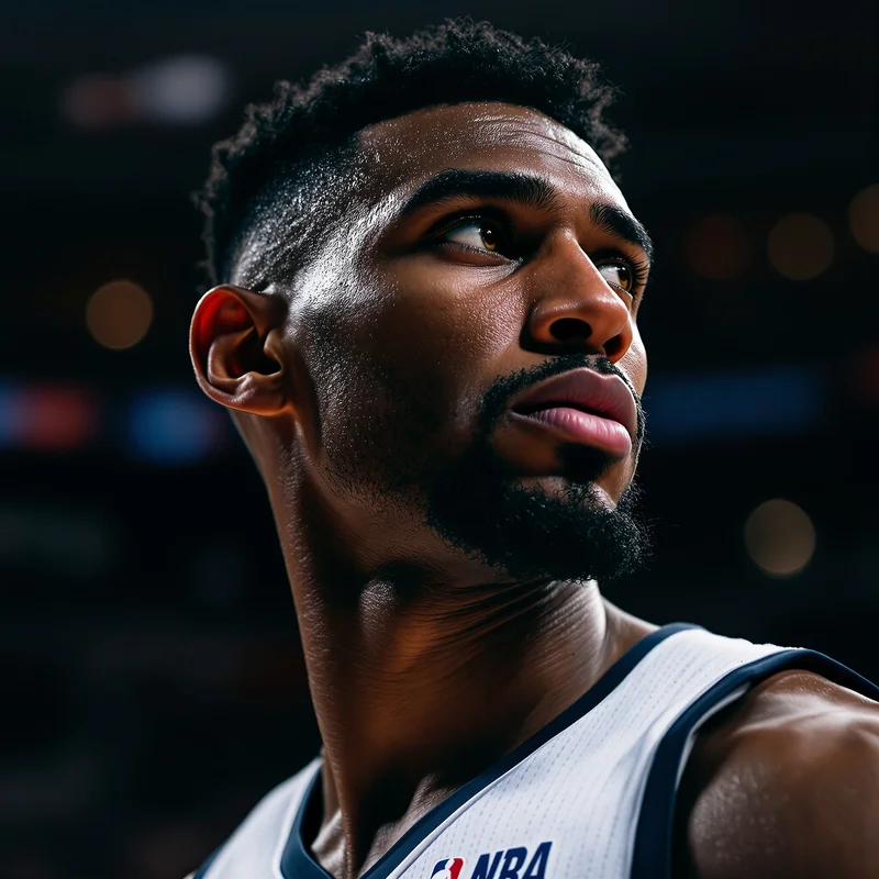 Basketball avatar profile image with focus