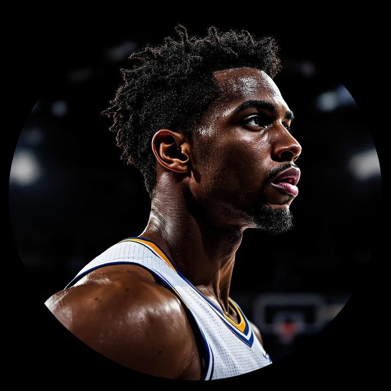 Basketball PFP with sporty composition