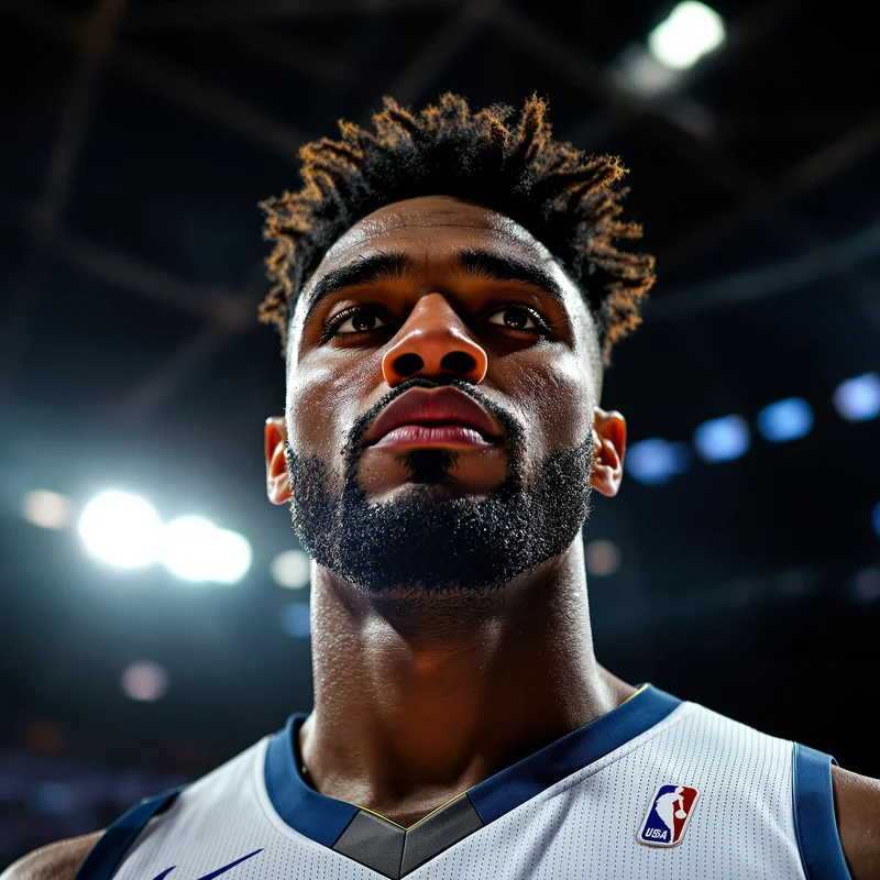 Basketball PFP with sporty composition