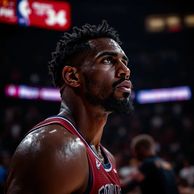 Basketball PFP with sporty composition