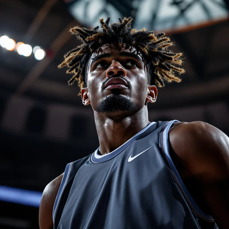 Basketball PFP with sporty composition