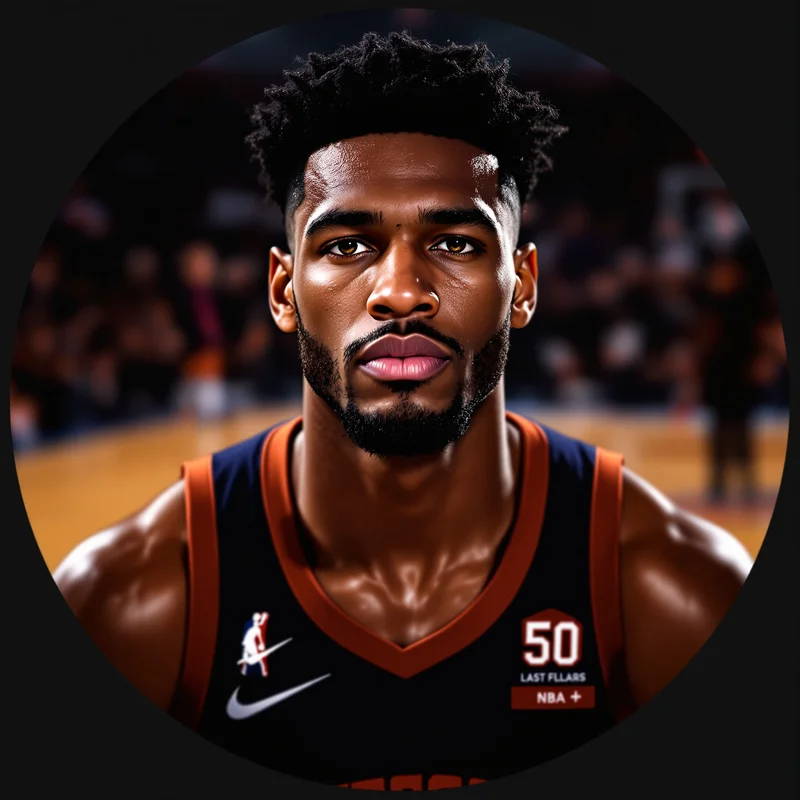 Basketball avatar portrait with strong presence