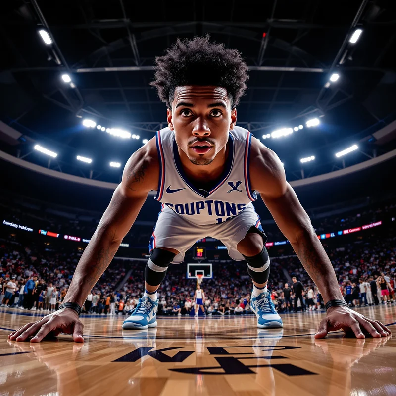 Basketball avatar portrait with strong presence