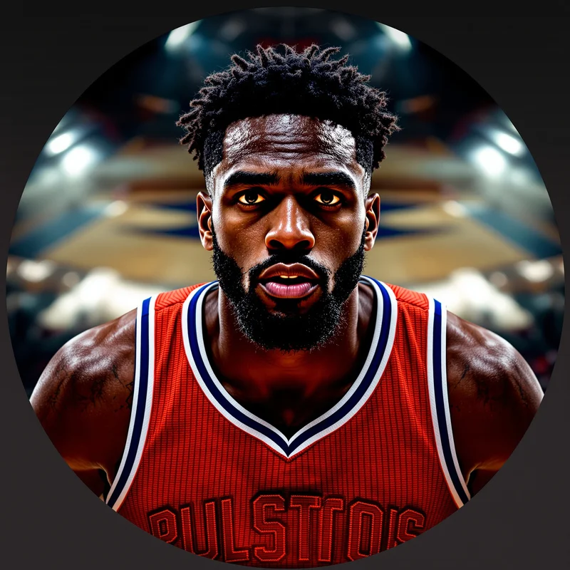 Basketball avatar portrait with strong presence