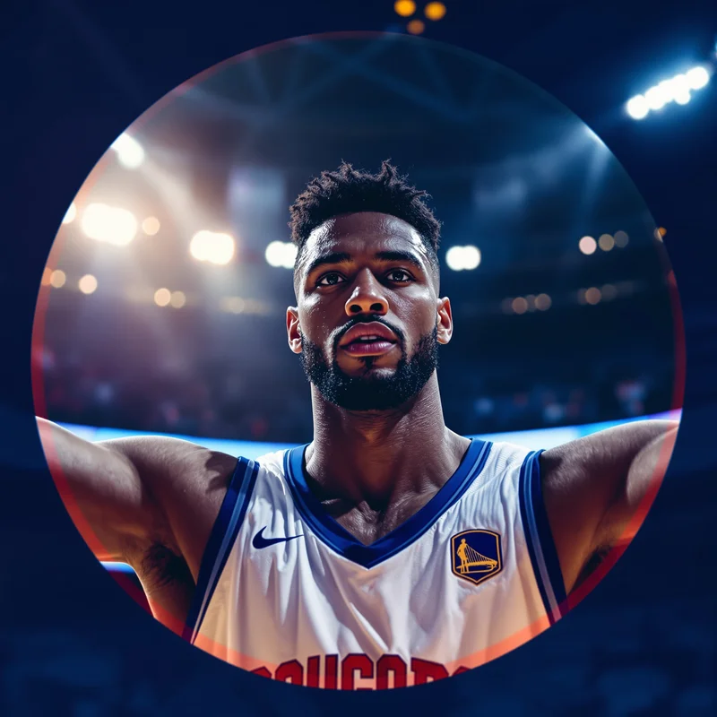 Basketball avatar profile image with focus