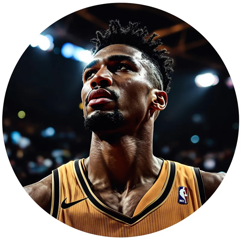 Basketball avatar profile image with focus