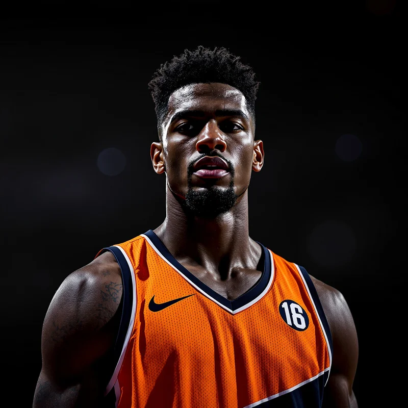 Basketball avatar profile image with focus