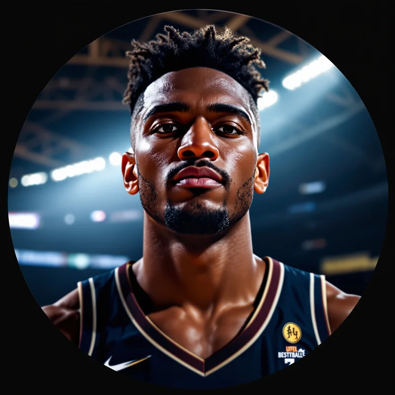 Basketball avatar profile image with focus