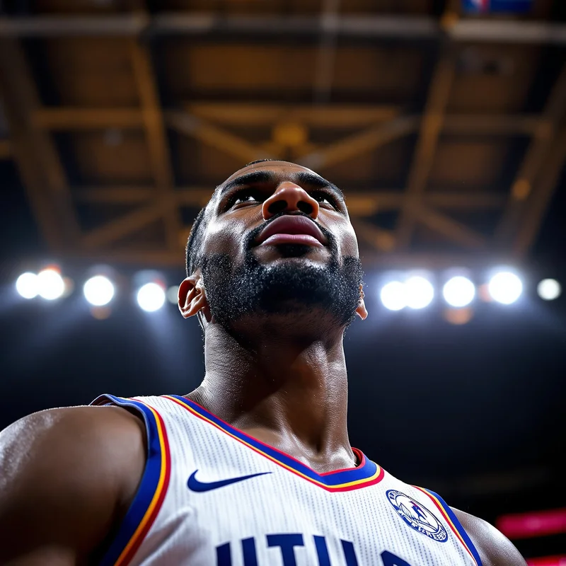 Basketball avatar profile image with focus