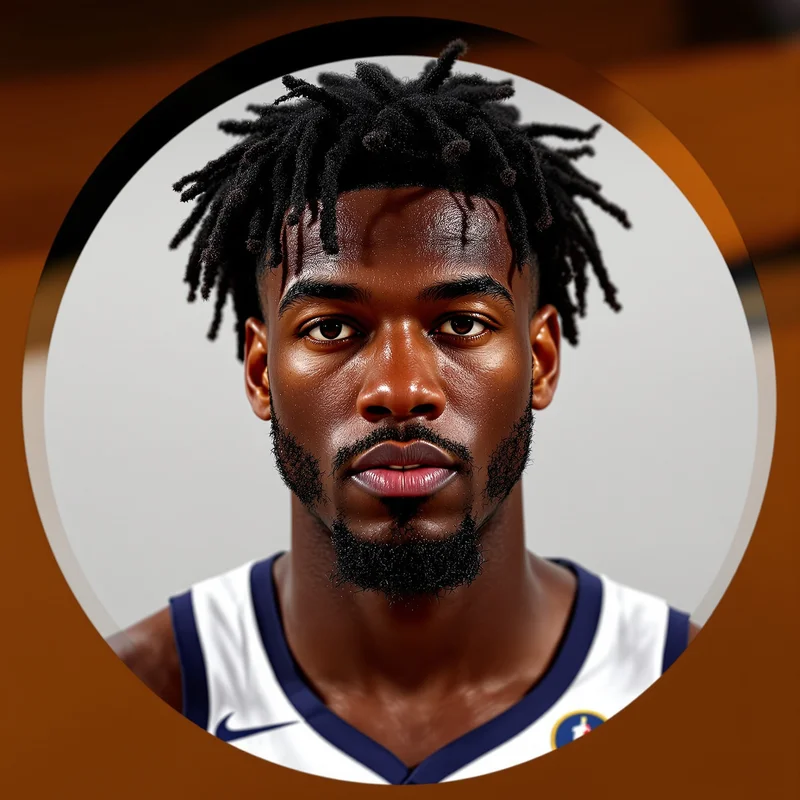 Basketball avatar portrait with strong presence