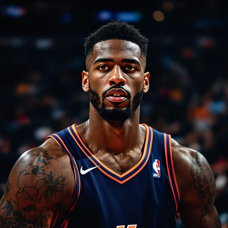 Basketball avatar portrait with strong presence