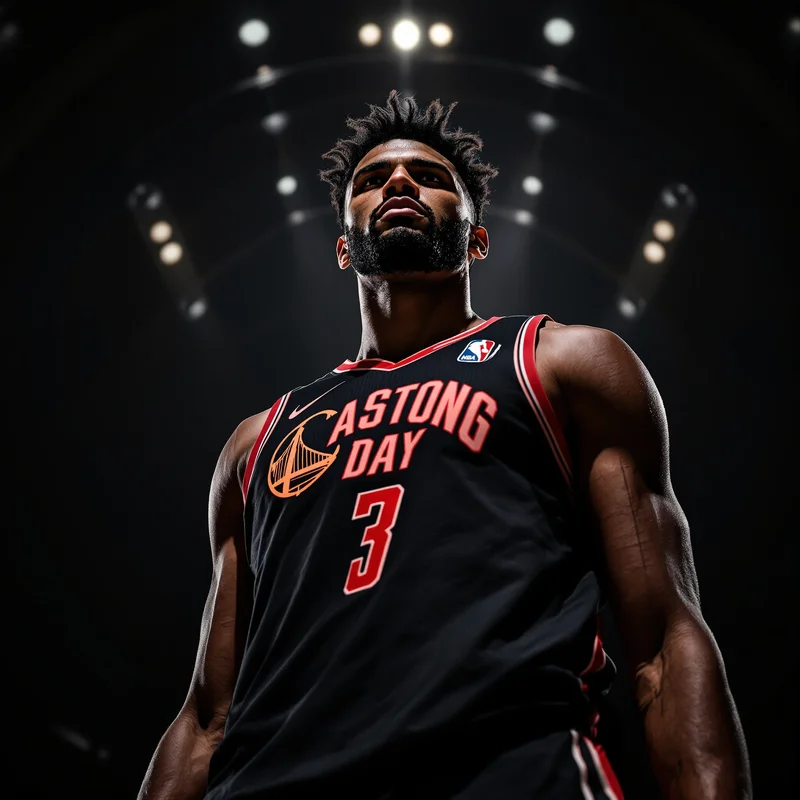 Basketball avatar portrait with strong presence