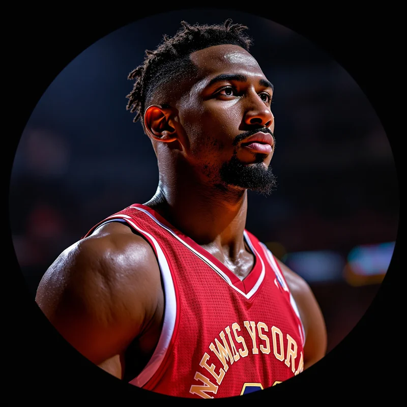Basketball avatar portrait with strong presence