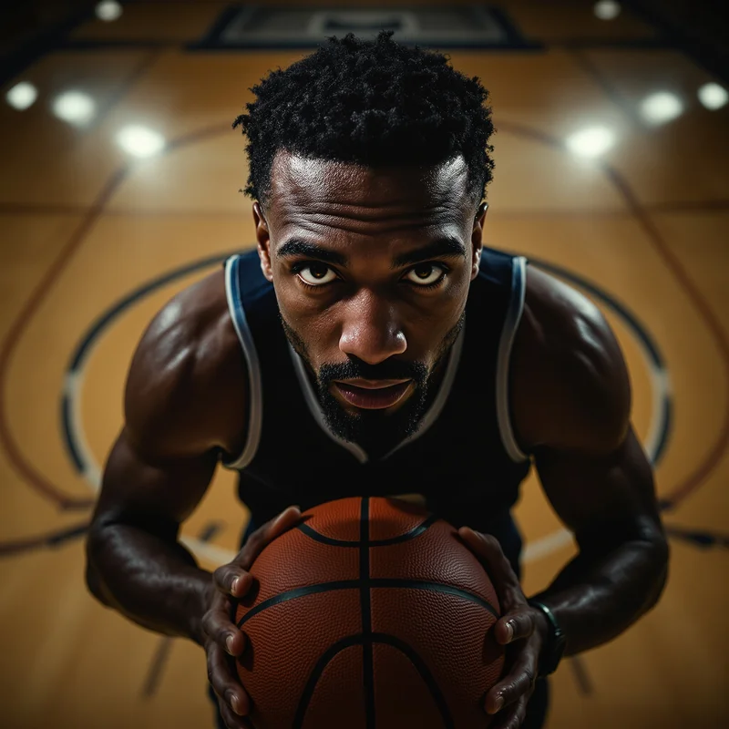 Basketball profile image optimized for recognition