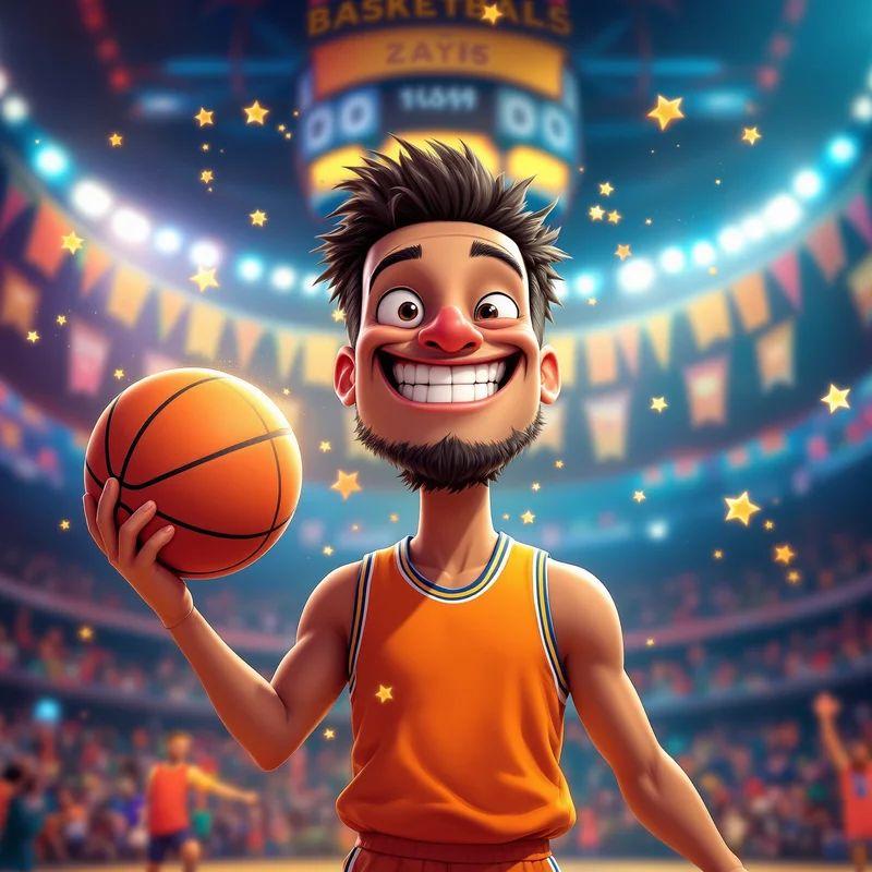 Cartoon Basketball PFP.