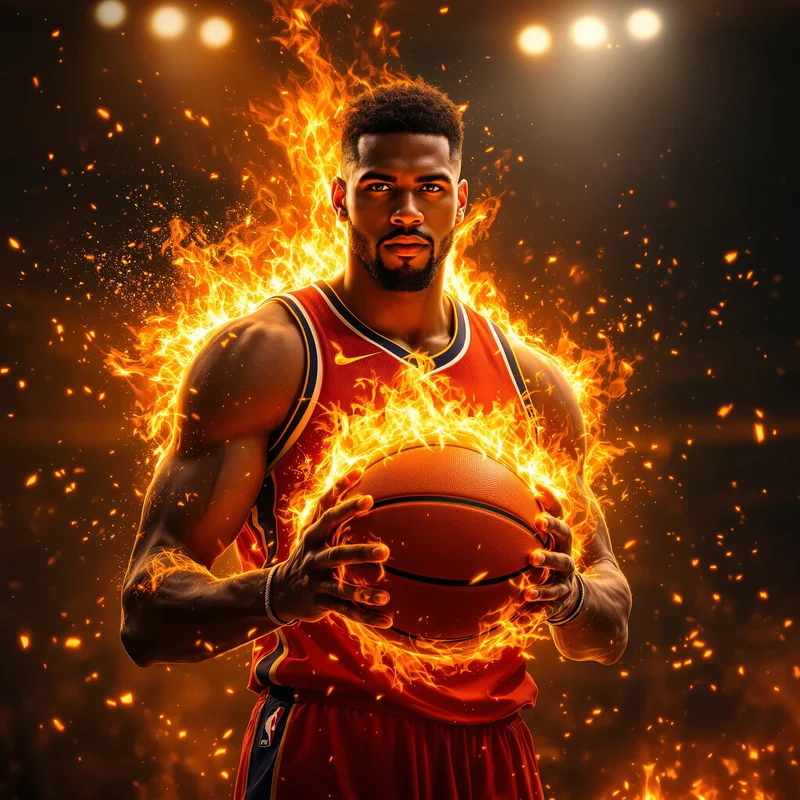 Fire Basketball PFP.