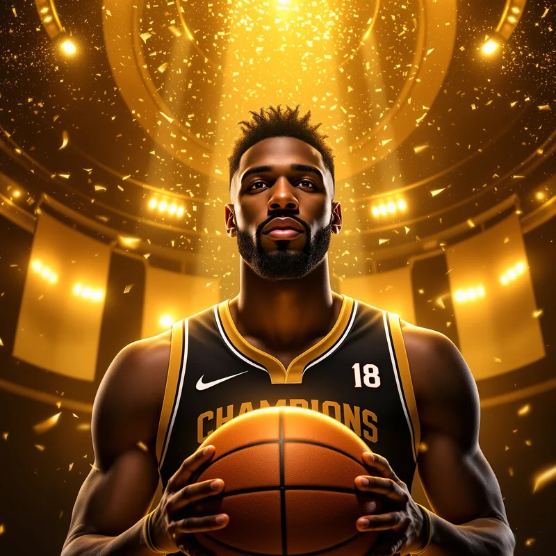 Gold Basketball PFP.
