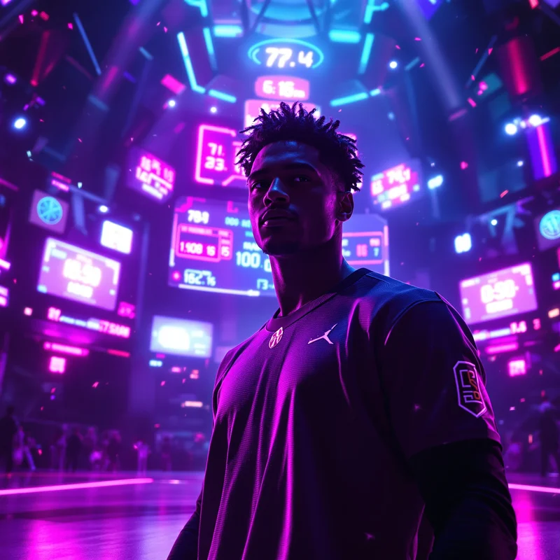 Neon Basketball PFP.