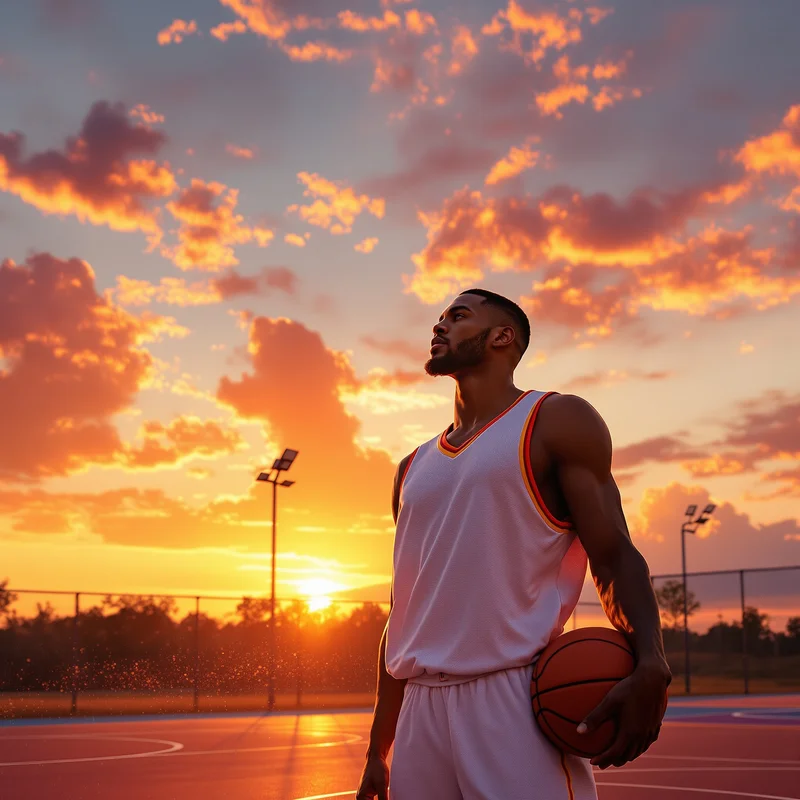 Sunset Basketball PFP.