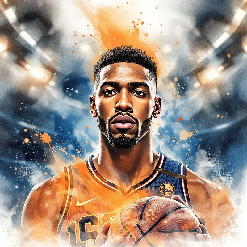 Watercolor Basketball PFP.