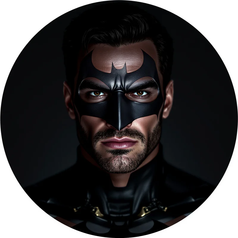 Batman PFP with noir composition and clear identity
