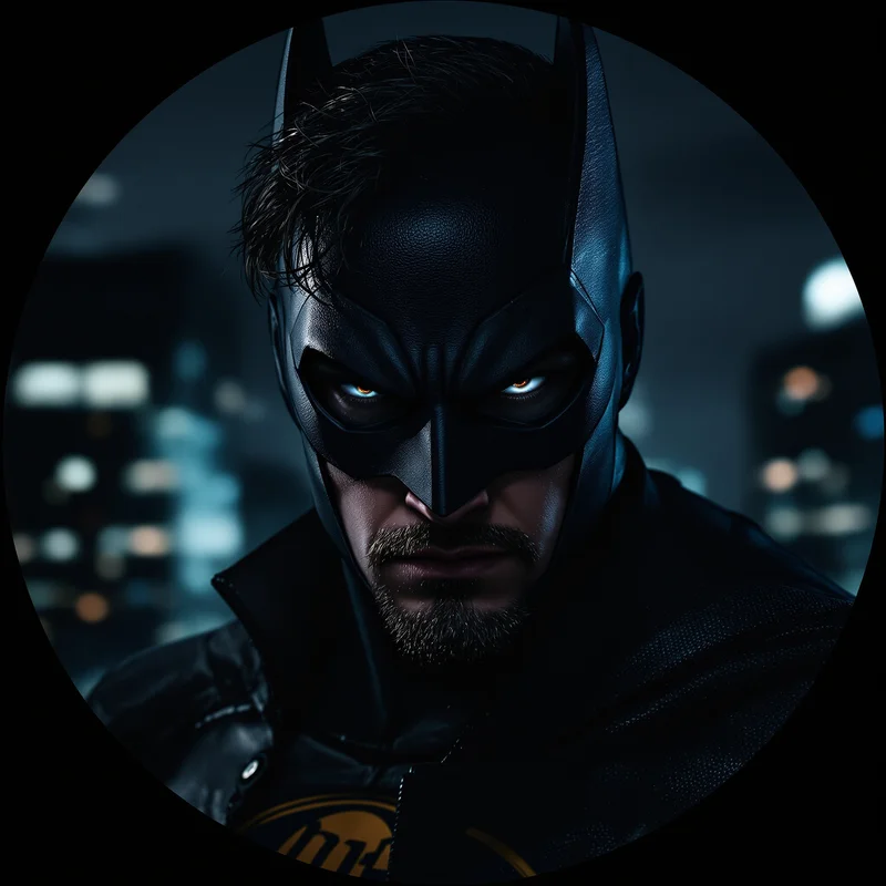 Batman PFP avatar with dark identity and strong recognition