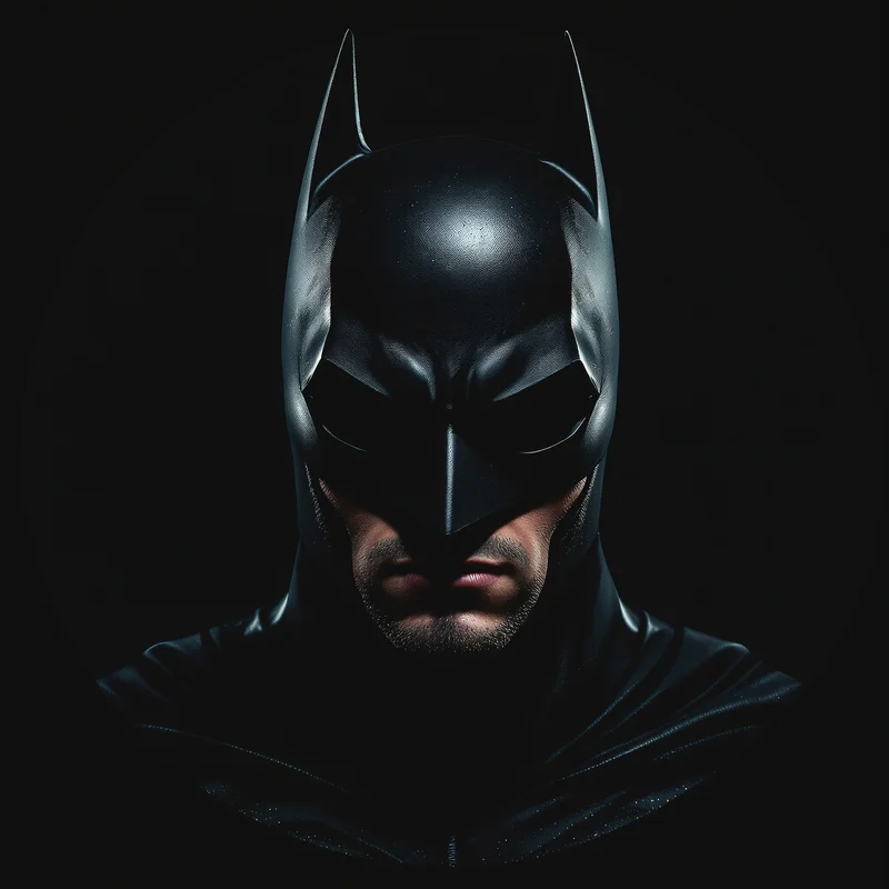 Batman PFP with noir composition and clear identity