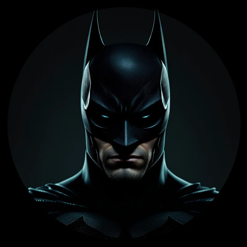 Batman avatar portrait with vigilante personality