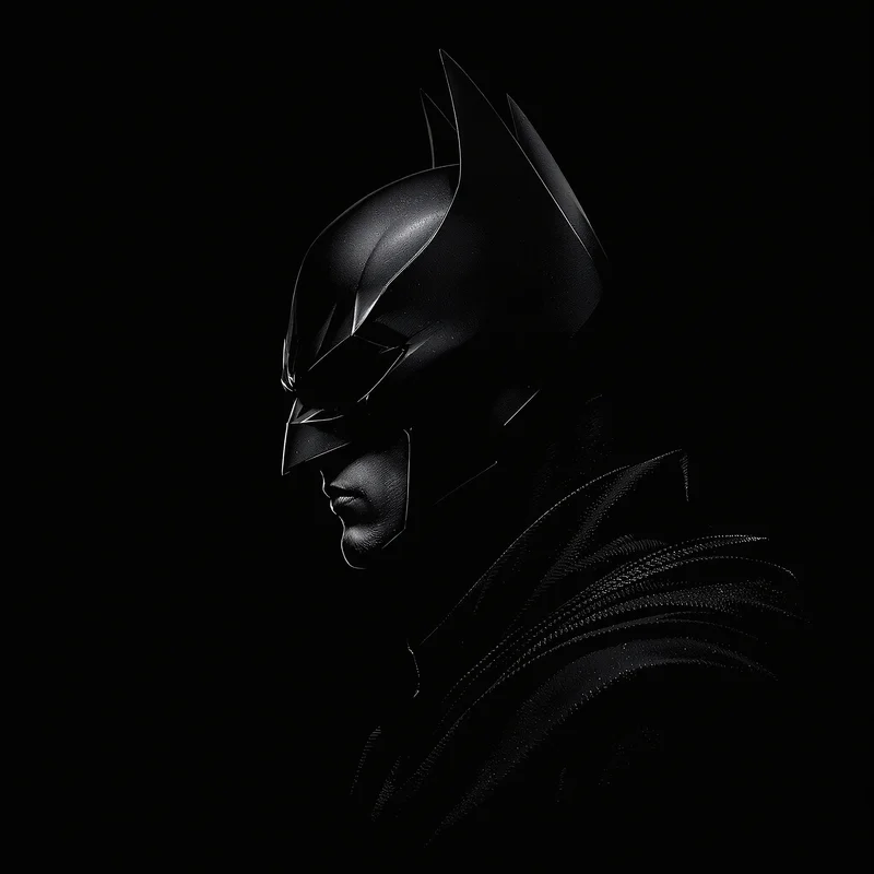 Batman avatar portrait with vigilante personality
