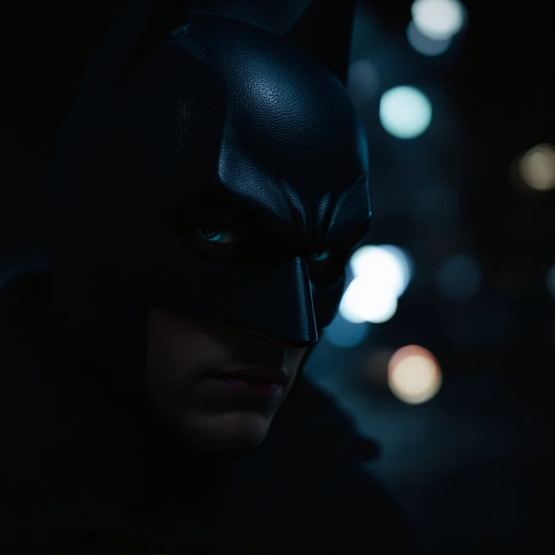 Batman avatar portrait with vigilante personality