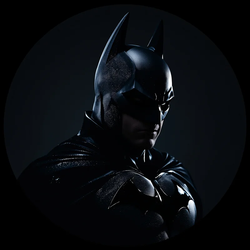 Batman PFP avatar with dark identity and strong recognition