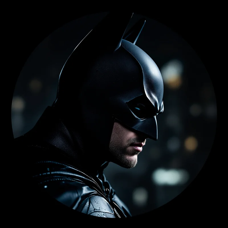 Batman profile image optimized for visibility and identity