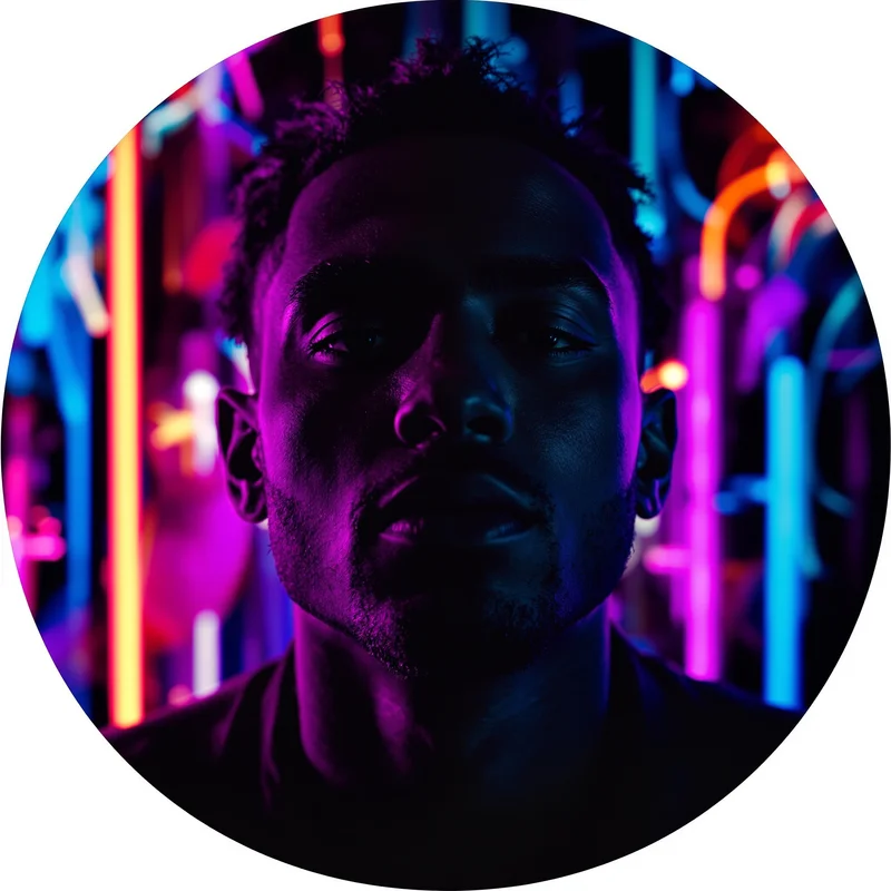 Billie Eilish avatar profile image with moody expression